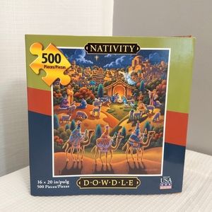 Nativity Christmas Jigsaw Puzzle 500 Piece 16x20 unused